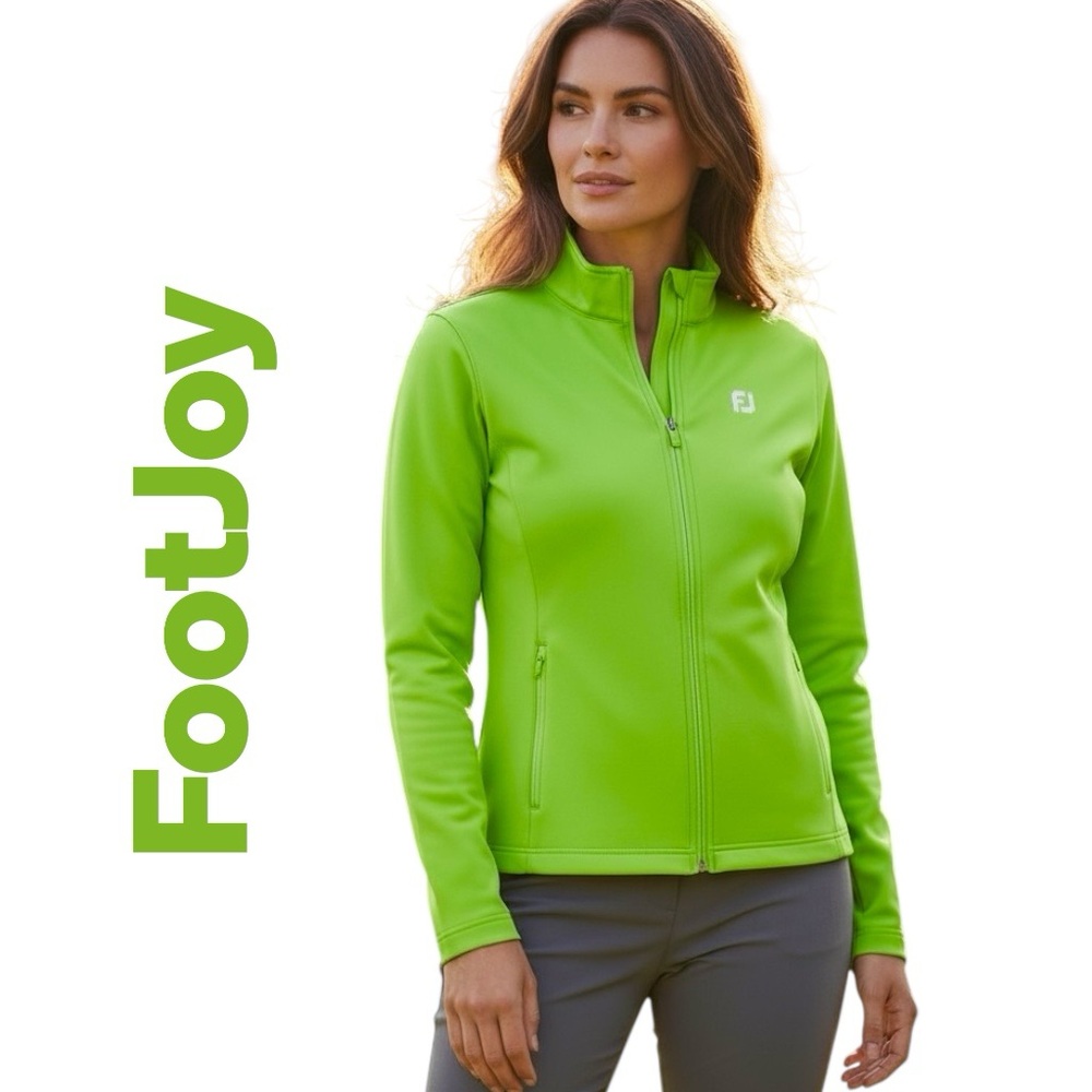 FootJoy Jacket Performance Golf Full-Zip Pockets Green Women’s Sz M